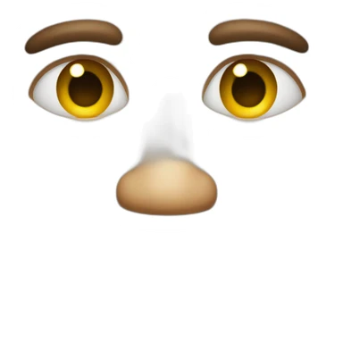 Man with one eye bigger than the other  sticker