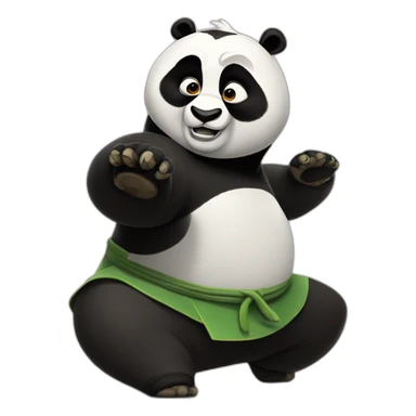 kungfu panda sticker