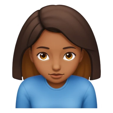 Girl bent over  sticker