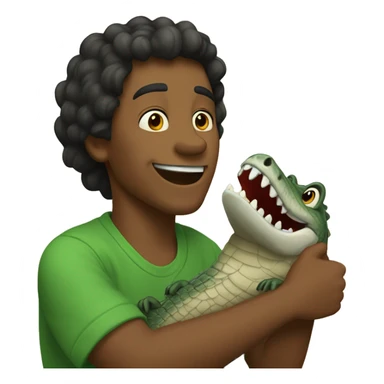 chrocodile with son of king sticker