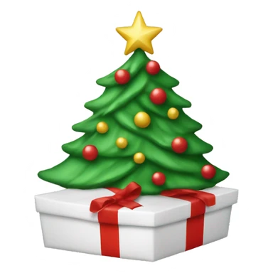 Gifts under Christmas’s tree sticker