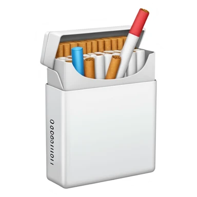 unopened pack of cigarettes, without any markings sticker