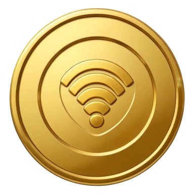 wifi money coin  sticker
