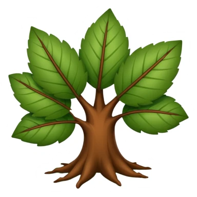 Trevo de quatro folhas com boi no meio sticker