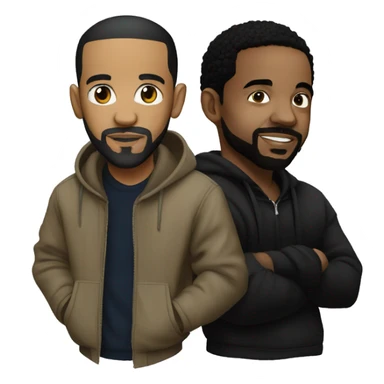 drake and kendrick lamar sticker