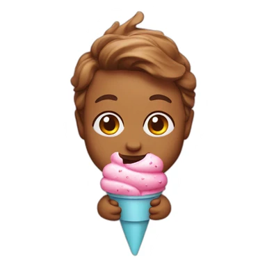 eat icecream sticker