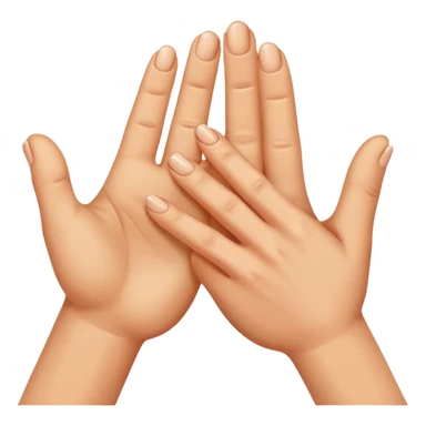 Hands fingering sticker