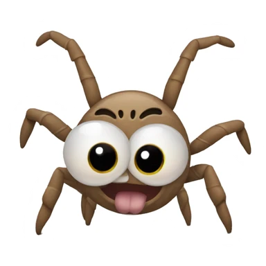 Silly cat spider combination sticker