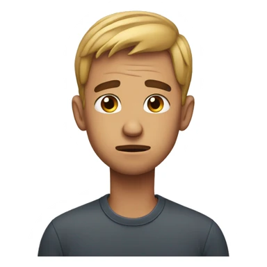 Heartbroken guy sticker