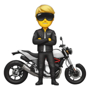 Motard sticker