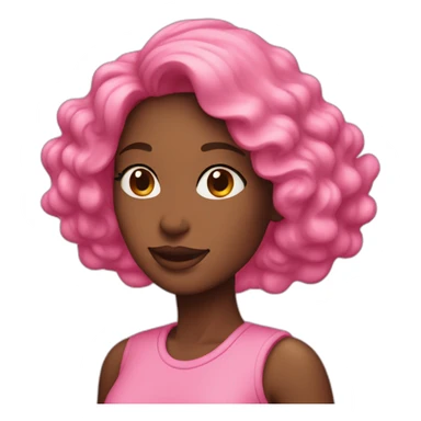 Pink woman’s day sticker