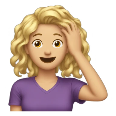 pulling my hair out sticker