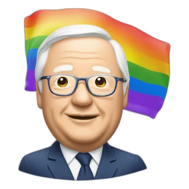 Jean Marie Le Pen à la Gay Pride sticker
