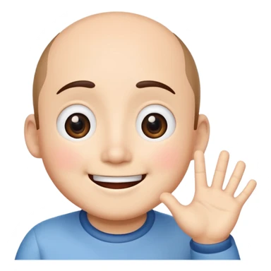 Shinchan saying hi sticker