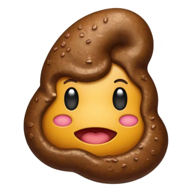 Poop emoji with supermicro logo sticker