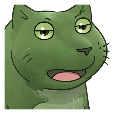 Gato llorando  sticker