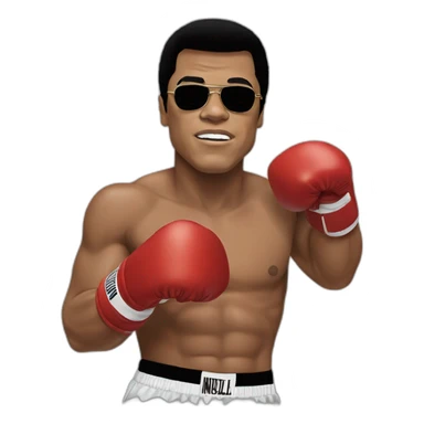 Muhammad Ali sticker