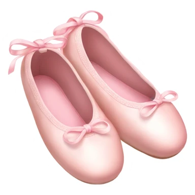 light pink ballet shoes sticker