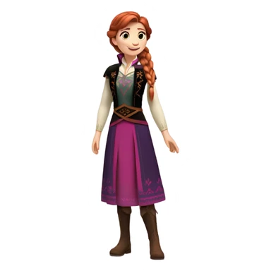 Anna from Frozen sticker