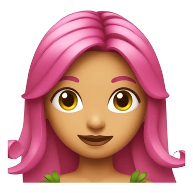 Hawaiian hula dancer girl sticker