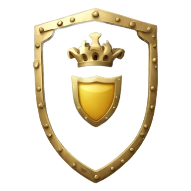 aristocrat shield with a playbutton on it sticker