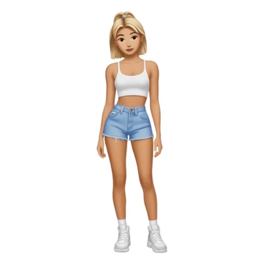 Hailey bieber en voyant tout le corps  sticker