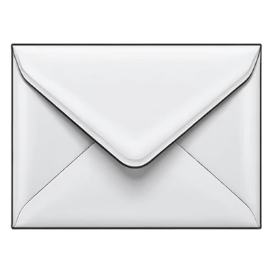 stack of stamped envelopes sticker