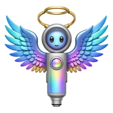 vape with wings and halo sticker