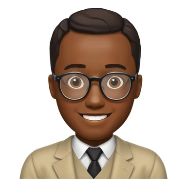 diddy with glasses but white sticker