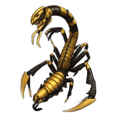 Scorpion Mortal kombat sticker