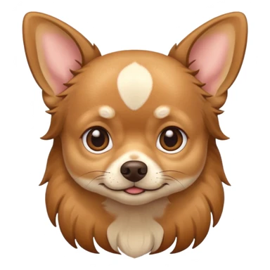 Chihuahua dog with mullet sticker
