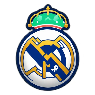 Réal Madrid logo sticker