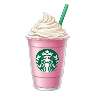 Preppy pink Starbucks drink sticker