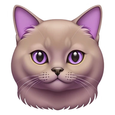Burmese cat with lilac  sticker