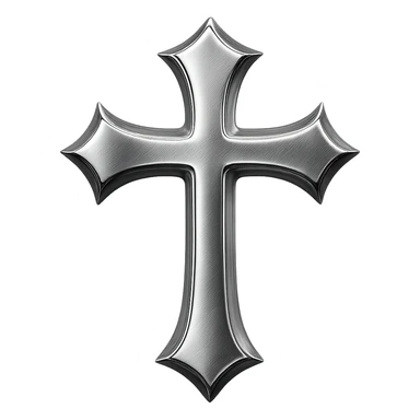 goth cross sticker