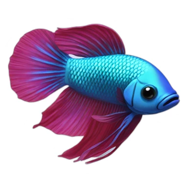 Betta fish sticker