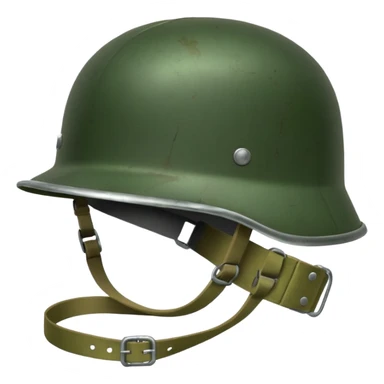 us military helmet, classic look, green color, strap sticker