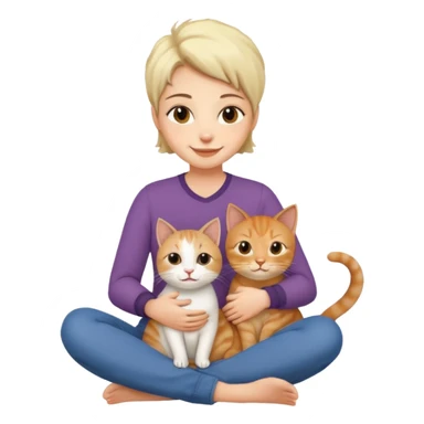 a lesbian and her cat sticker