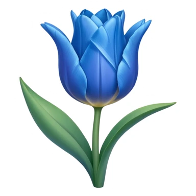 tulipan celeste sticker