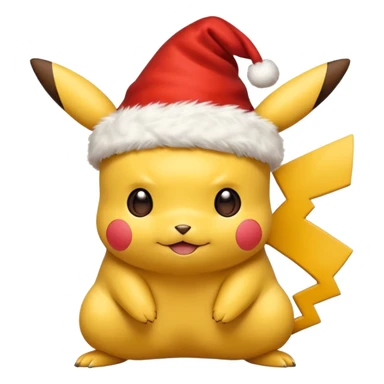 Pikachu de natal sticker
