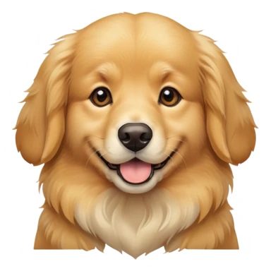 cute friendly dog sticker