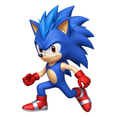 Red Sonic sticker