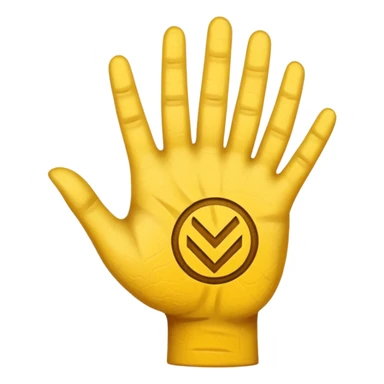 Please create the famous YVL handing used by playboicarti in a yellow skin tone sticker
