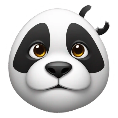 Bruhh panda sticker