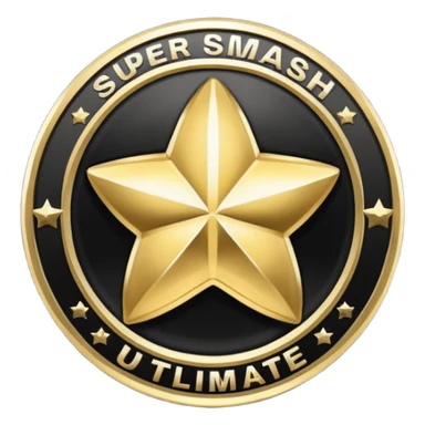 give me the logo of super smash bros ultimate sticker