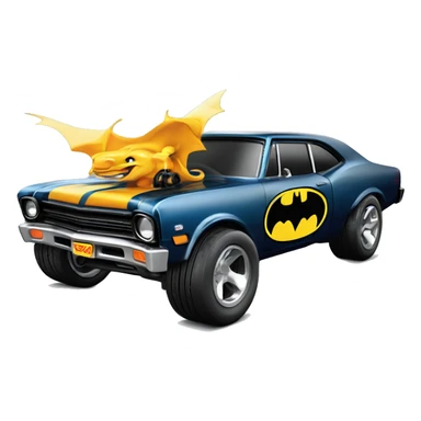 Hot wheels 69 Nova Batman’s favorite! Dragster  sticker