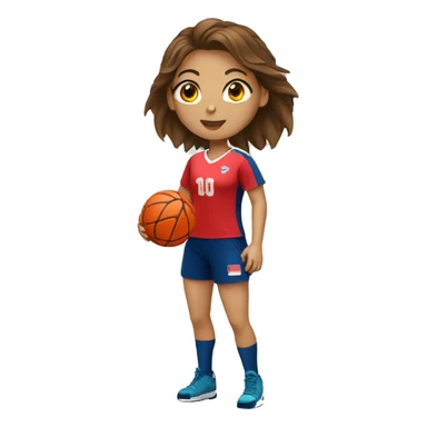 handball player female sticker