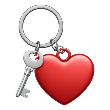 key ring heart valentines day sticker