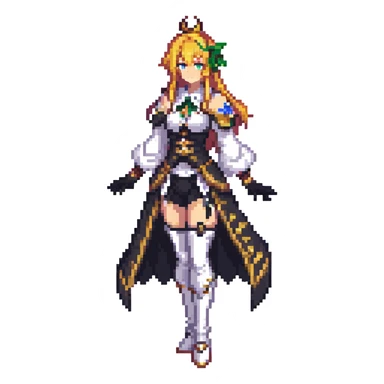 full body Varesa from Genshin Impact sticker