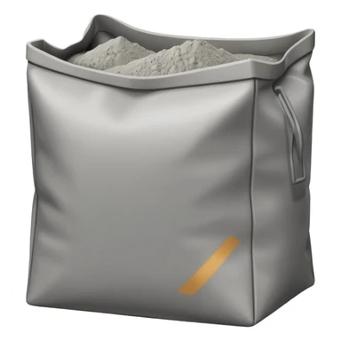 cement powder square bag sticker